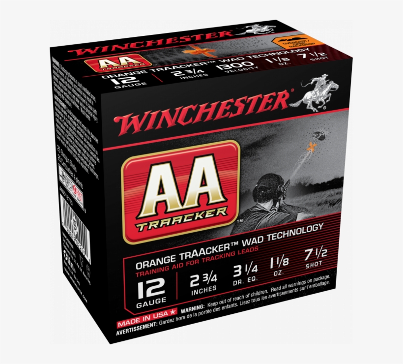 Having Shot The Traacker Wad For 12 Guage That Winchester - Winchester Aa 7.5 Shot, transparent png download