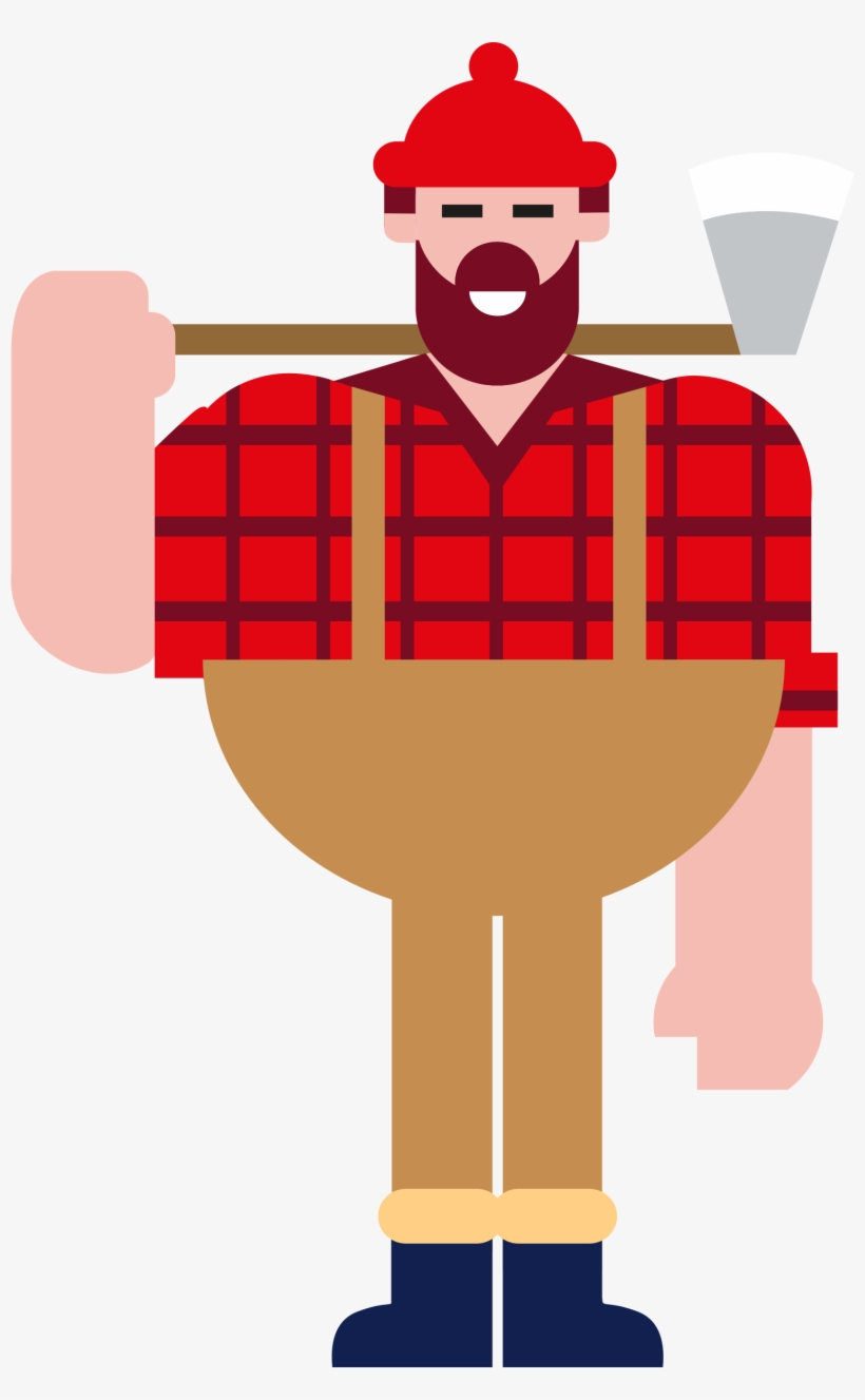 Svg Freeuse Library Big Image Png - Lumberjack Clipart, transparent png download