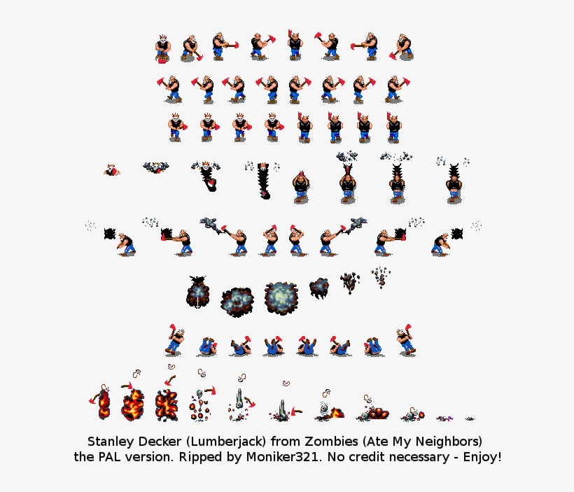 Zombesatemyneighbors Lumberjack Ico ] - Team, transparent png download