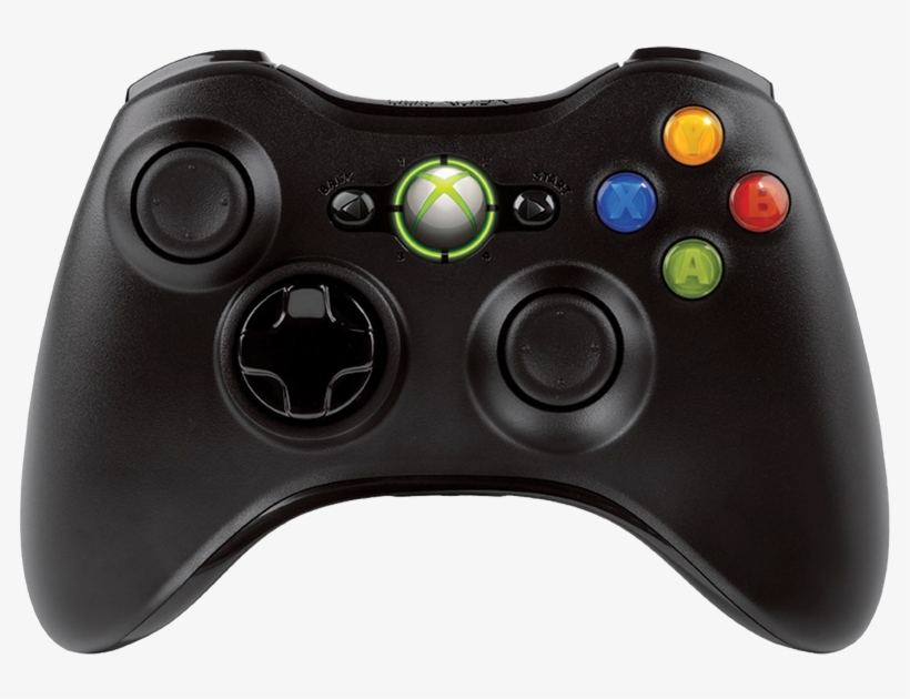 Xbox360 Controller - Xbox 360 Controller Black, transparent png download