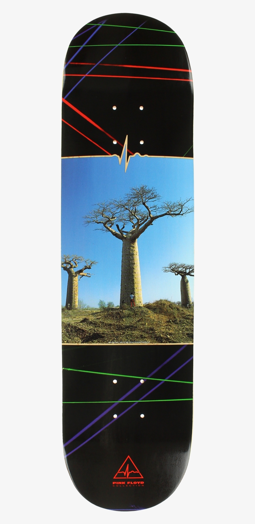 Habitat/pink Floyd Delicate Baubub Tree Skateboard - Habitat Pink Floyd Board, transparent png download