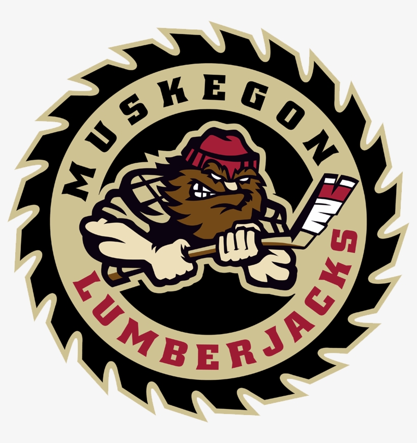 New Lumberjack Austin Alger's Late Goal Gives Muskegon - Muskegon Lumberjacks Logo, transparent png download