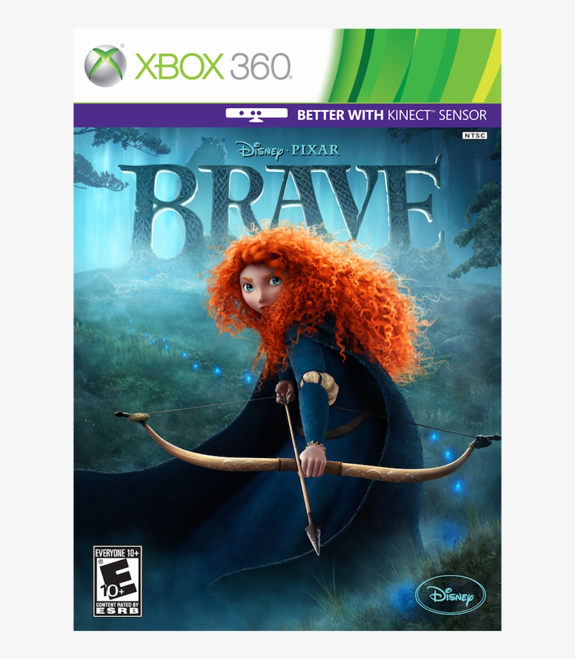 The Video Game” Now Available For Xbox 360, Ps3, Wii, - Disney Pixar's Brave (xbox 360), transparent png download