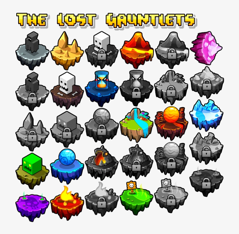 Gauntlets - Geometry Dash Gauntlets Icon, transparent png download