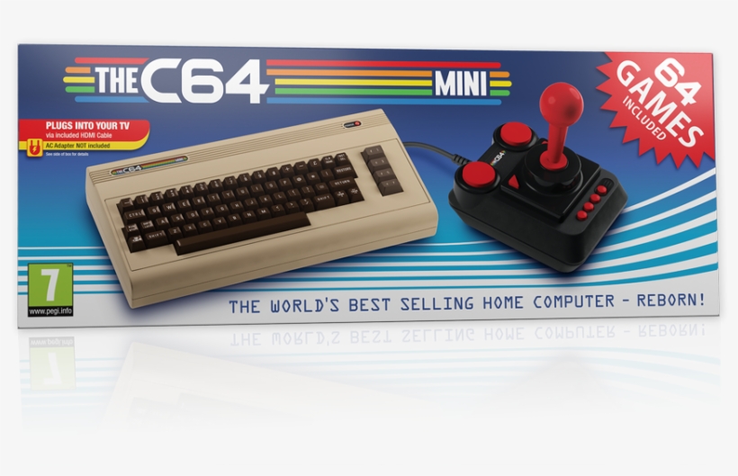 Posted Under C64 Mini, Super Nintendo Classic, Nes - Commodore 64 C64 Mini, transparent png download