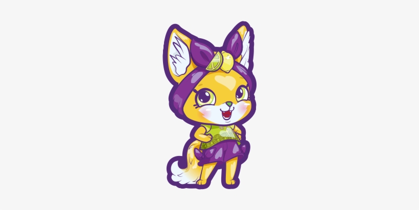 Foxy Lemons Surrounds Herself With The Freshest Sounds - Shopkins Shoppies Lemon Limes, transparent png download