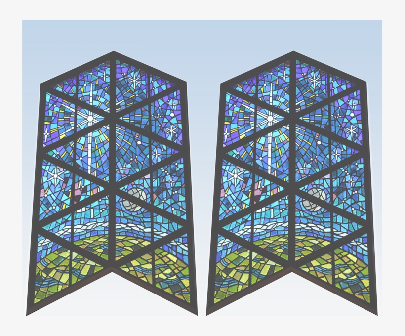 Stained Glass Light1 - Stained Glass, transparent png download