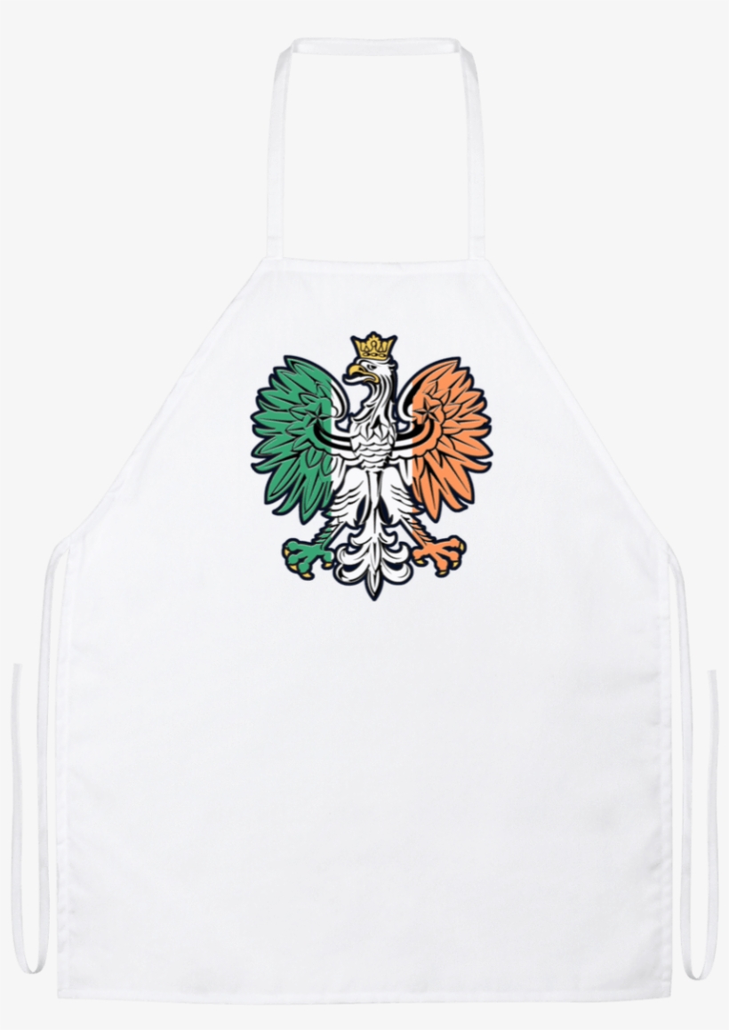 Polish Eagle Irish Flag Colors Apron - Hawk, transparent png download