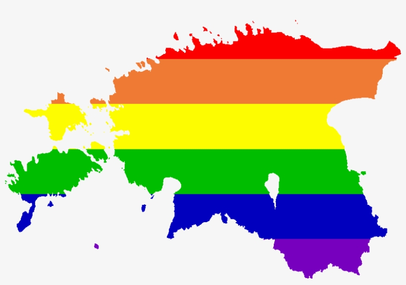 Regions Of Estonia Map, transparent png download