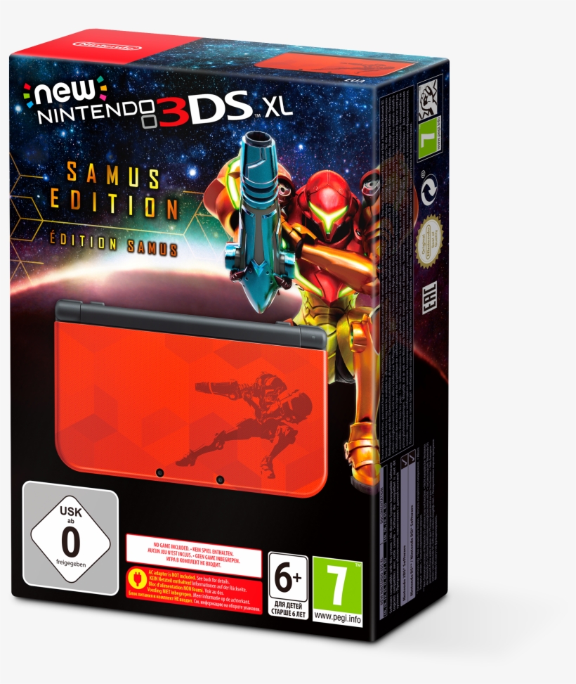 New Nintendo 3ds Xl Console - Nintendo 3ds Xl Samus Edition, transparent png download