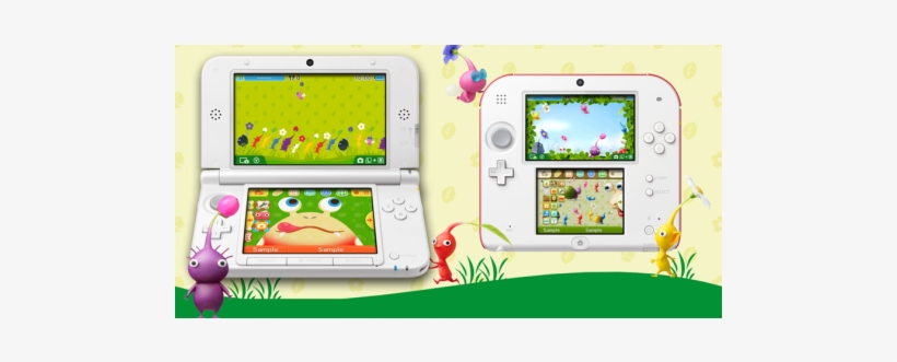 Pikmin For Nintendo 3ds - Handheld Game Console, transparent png download