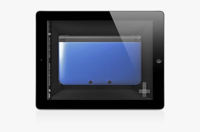 Nintendo 3ds Xl In Realsize - Tablet Computer, transparent png download