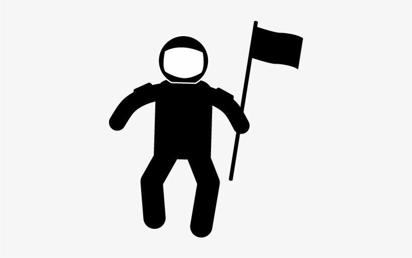 At Getdrawings Com Free For Personal Use - Astronaut Silhouette Clip Art, transparent png download