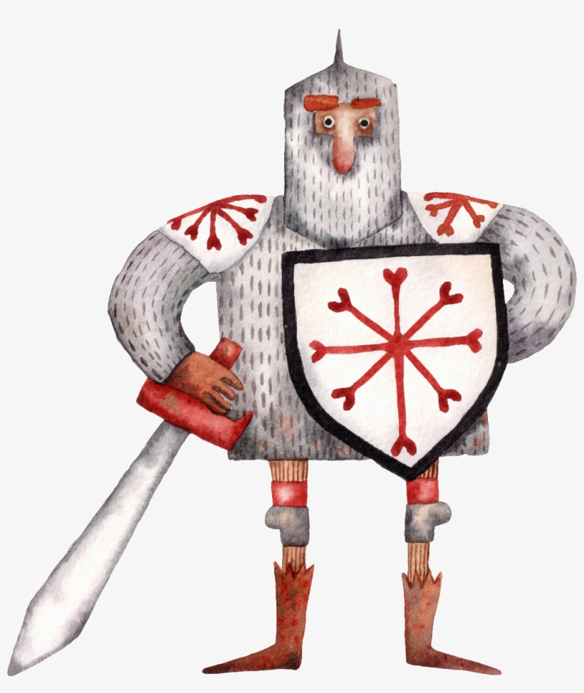 Png Transparent Material For A Soldier With A Shield - Knight, transparent png download