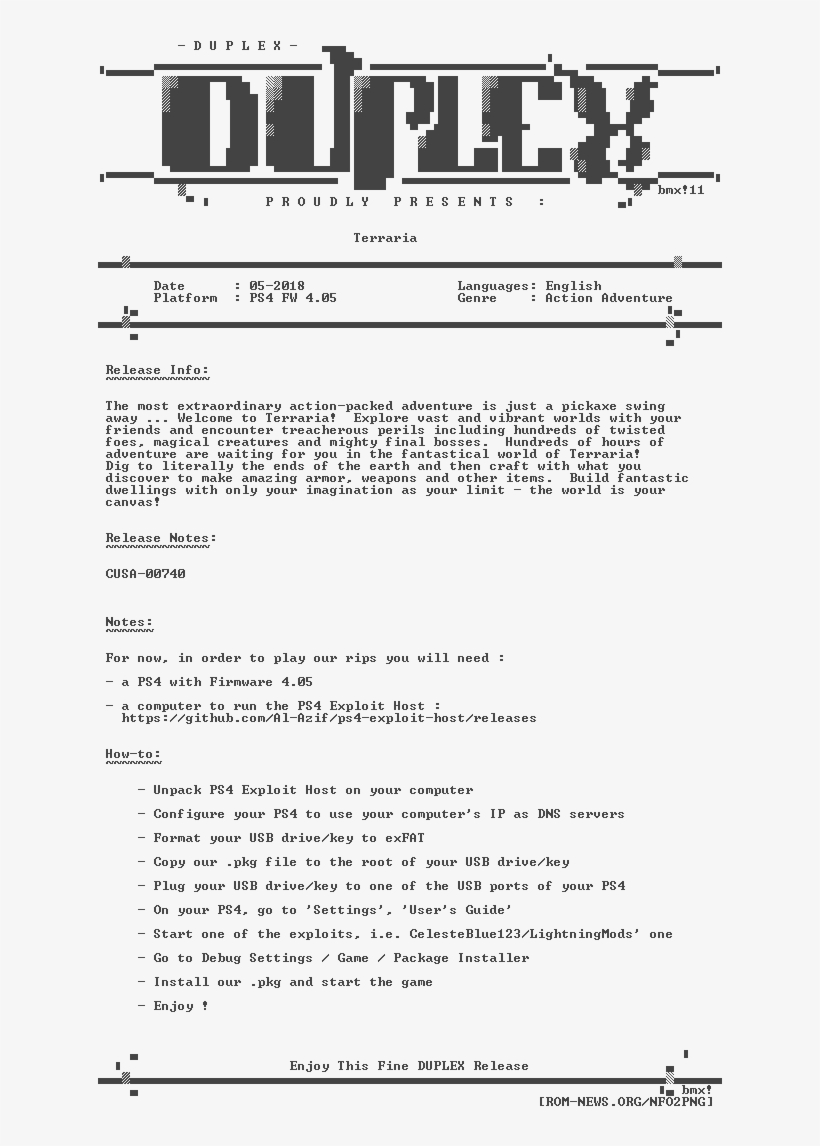 Terraria - Ps4-duplex - - Playstation 4, transparent png download