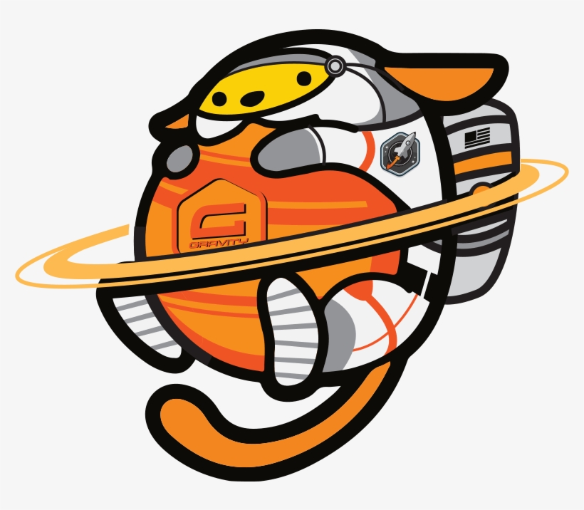 Gravity Forms Astronaut Saturn Wapuu - Clip Art, transparent png download