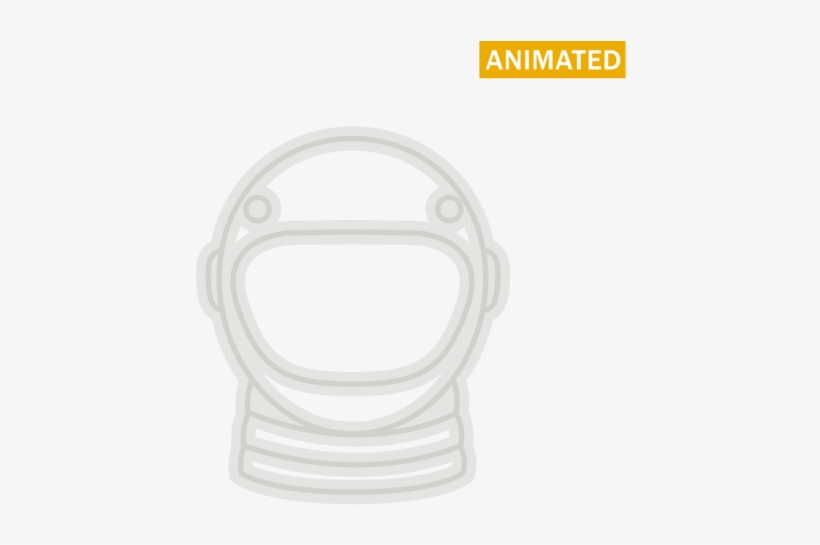Astronaut Helmet Icon - Kilobyte, transparent png download