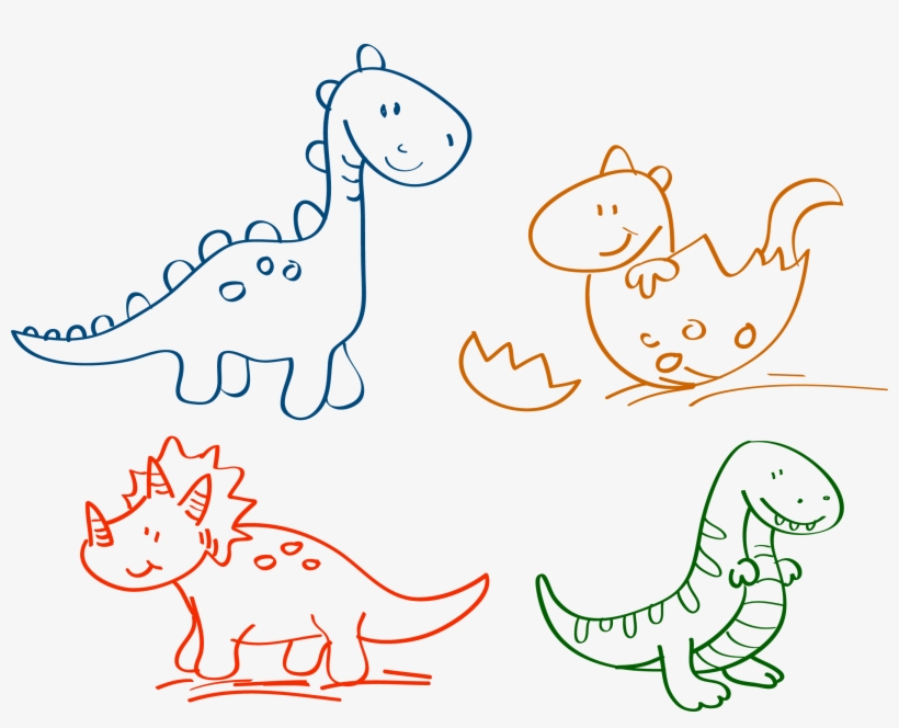 Dinosaurs Drawing Pictures At Getdrawings - Dinosaurs Drawing, transparent png download
