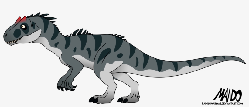 Allosaurus By Rainbowarmas On Deviantart Svg Freeuse - Allosaurus Deviantart, transparent png download