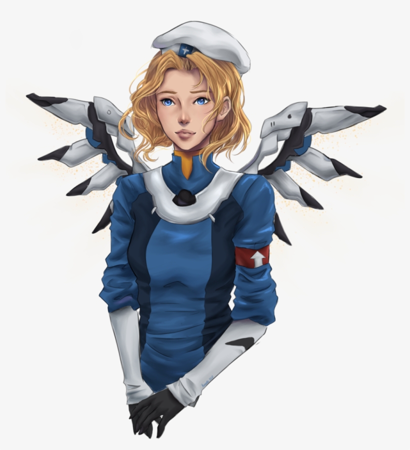 16 Apr - Mercy Skin Overwatch Uprising, transparent png download