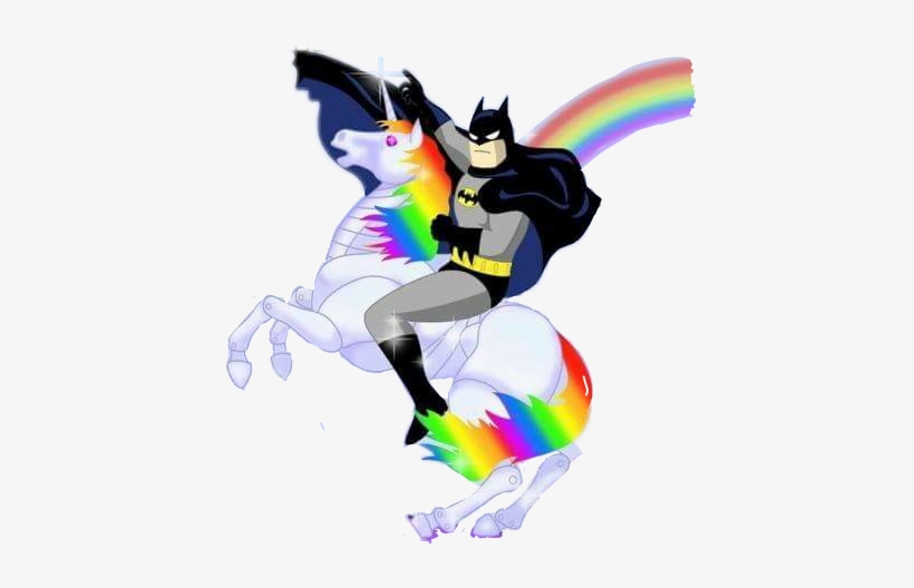 My Heroes Ironman Harleyquinn Bubbles Spiderman Fiona - Batman Riding A Unicorn, transparent png download