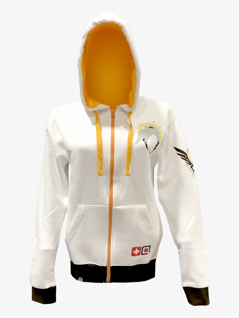 Mercy Hoodie Overwatch - Hoodie, transparent png download