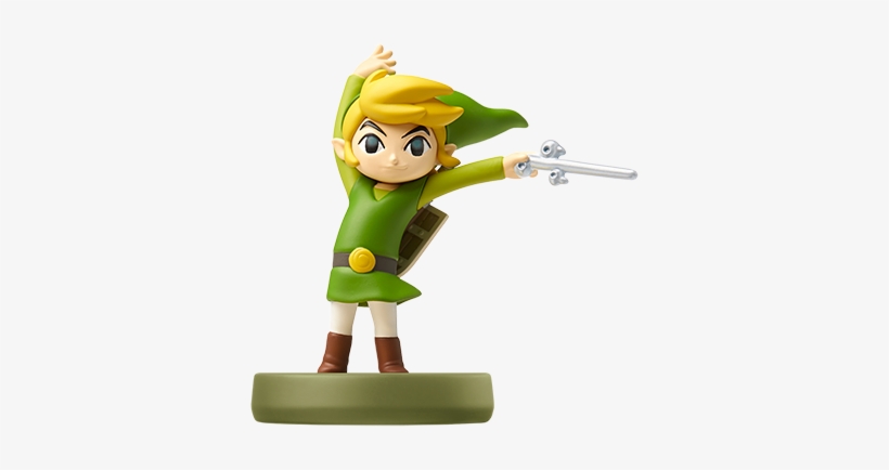 The Wind Waker Amiibo Figure - Wind Waker Link And Zelda Amiibo, transparent png download