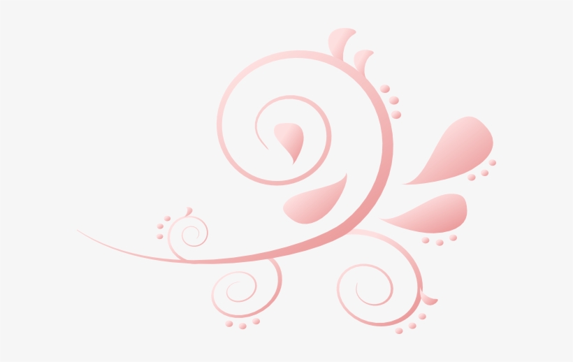 Small - Pink Paisley Clip Art, transparent png download