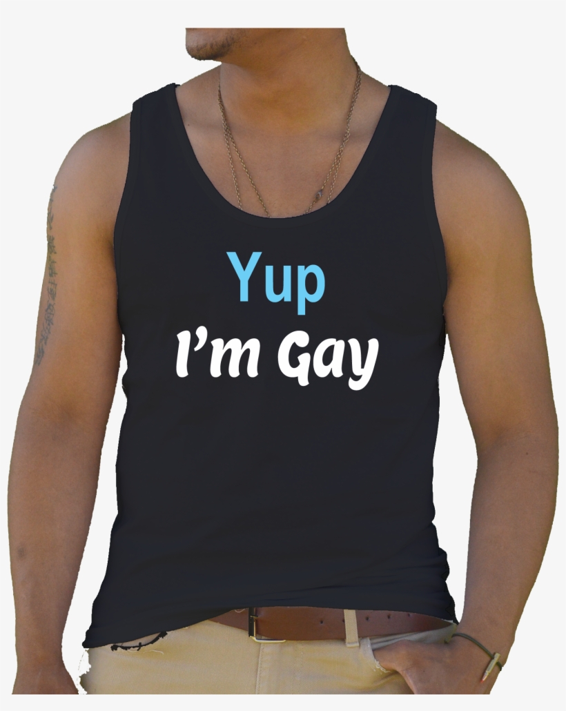 Yup I'm Gay - Active Tank, transparent png download