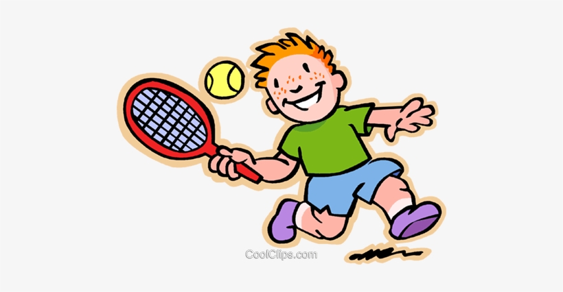 Children At Play, Kids, Playing Tennis Royalty Free - Can Play Tennis, transparent png download