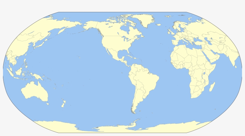 Coloredblankmap World 90w - Carte Du Monde Doré, transparent png download