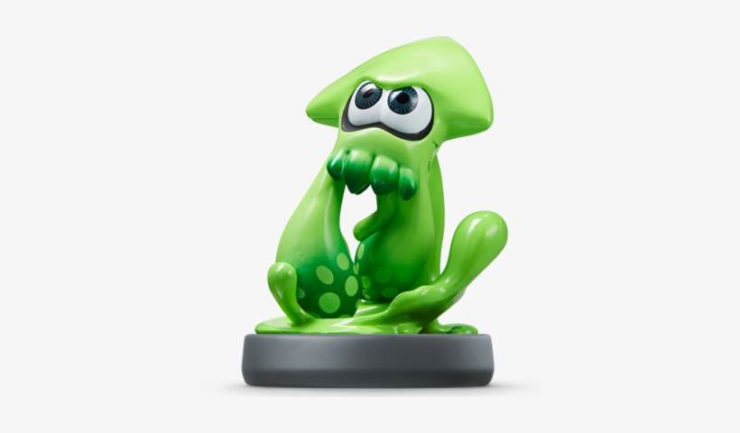 Inkling Squid Amiibo Figure - Amiibo Inkling Squid, transparent png download