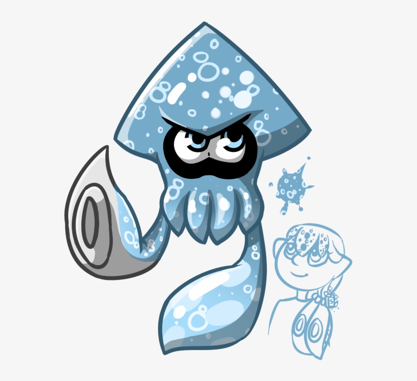 Bubbles Selena By Crisisangelwolf On Deviantart - Splatoon X Mario Art, transparent png download