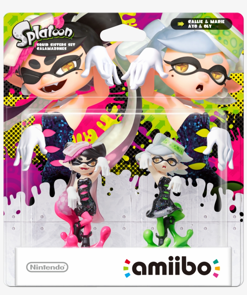 Callie And Marie Box Bundle - Amiibo Splatoon Squid Sisters Pack, transparent png download