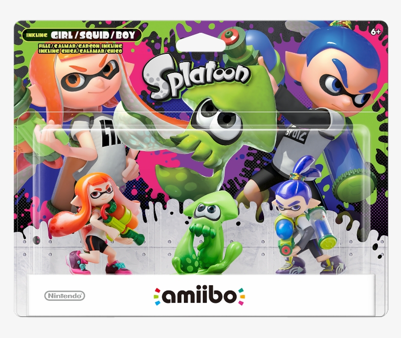 Get A Detailed Look At The Upcoming Splatoon Amiibo - Splatoon Amiibo Wii U, transparent png download