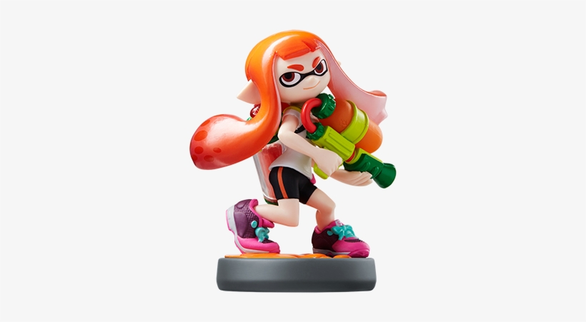 Inkling Girl - Amiibo Super Smash Bros Inkling Girl, transparent png download