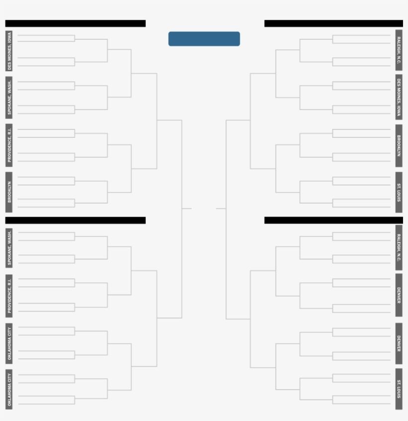 2016 Men's N - March Madness Bracket Transparent, transparent png download