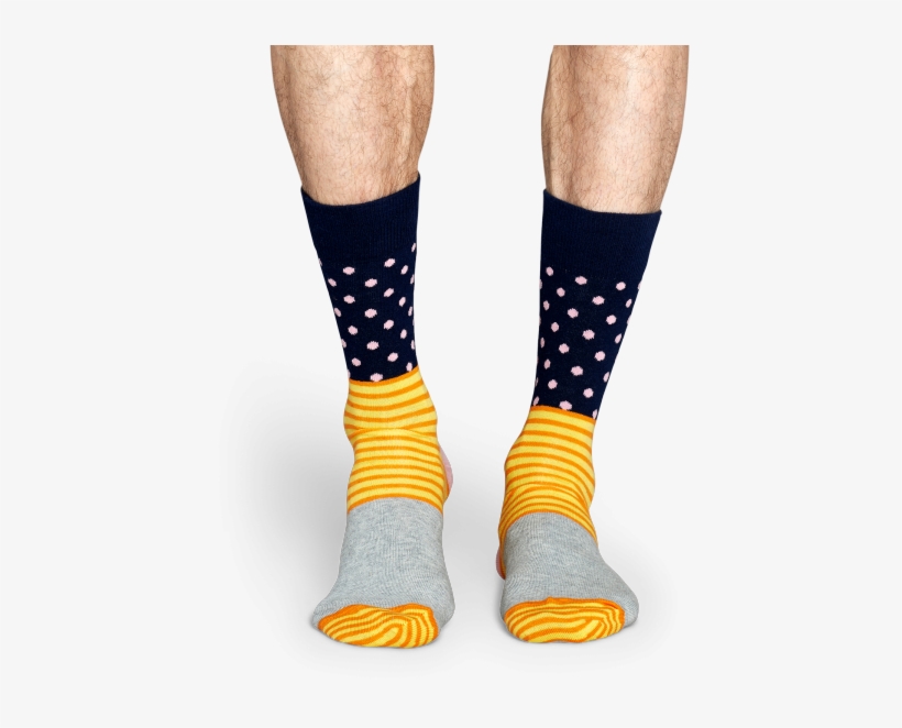 Happy Socks Dot Socks - Navy Blue, transparent png download