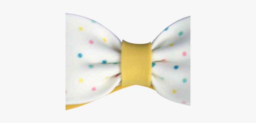 Gumpaste Bows Small Yellow Dot Print - Swimwear, transparent png download