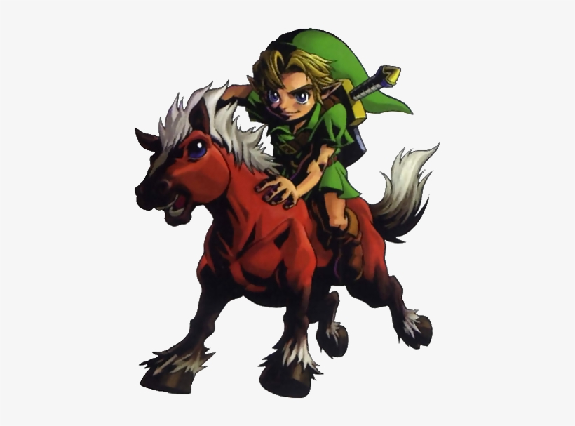 Link With Majora S Mask By Dudez01 On Deviantart Epona Link Zelda Majora S Mask Png Image Transparent Png Free Download On Seekpng
