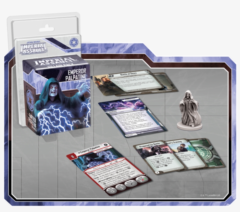 Star Wars Imperial Assault - Imperial Assault Emperor Palpatine, transparent png download