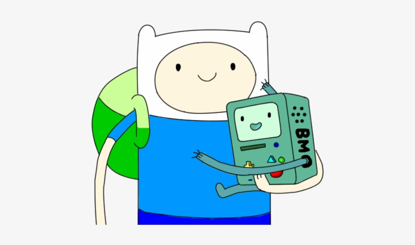Click To Edit - Hora De Aventura Finn Y Bmo, transparent png download