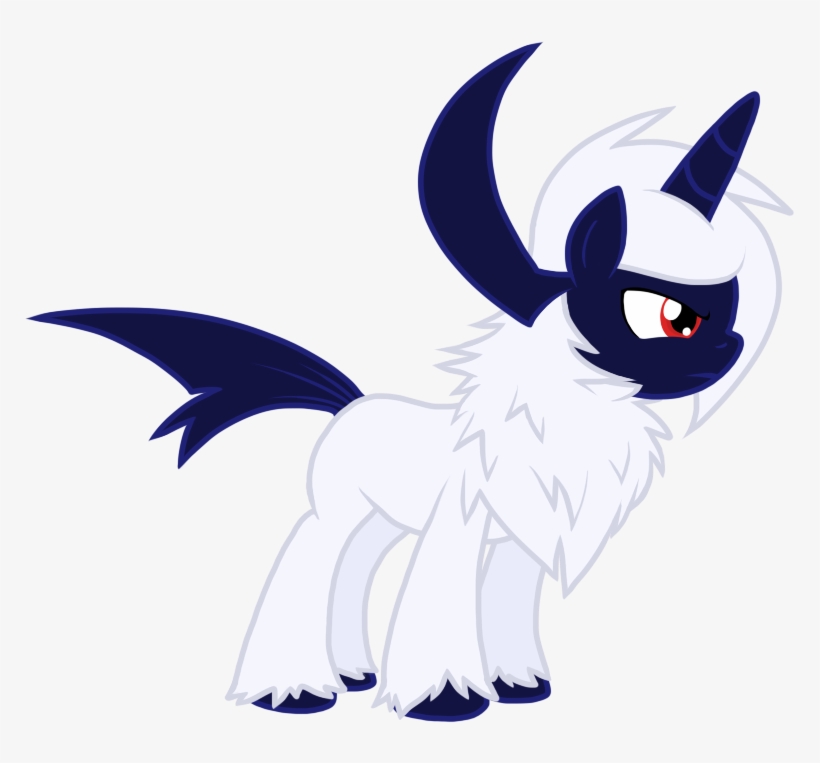 Nukeleer, Pokémon, Ponified, Safe, Simple Background, - Absol My Little Pony, transparent png download