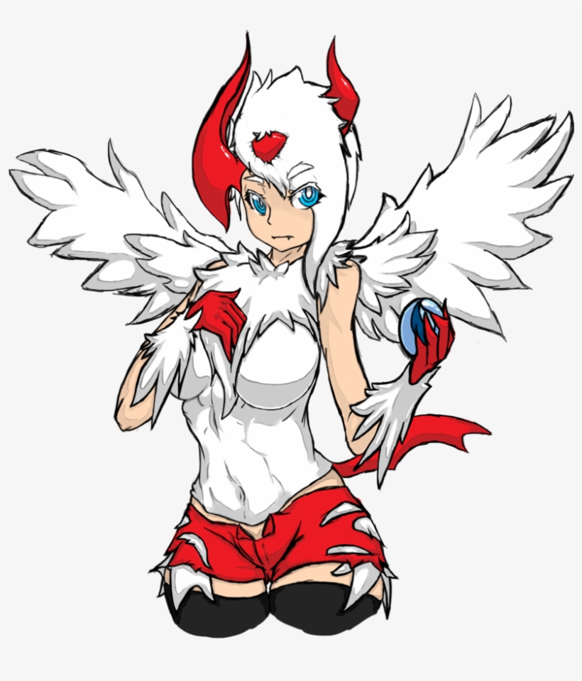 Shiny Mega Absol By M E Lowell - Human Shiny Mega Absol, transparent png download