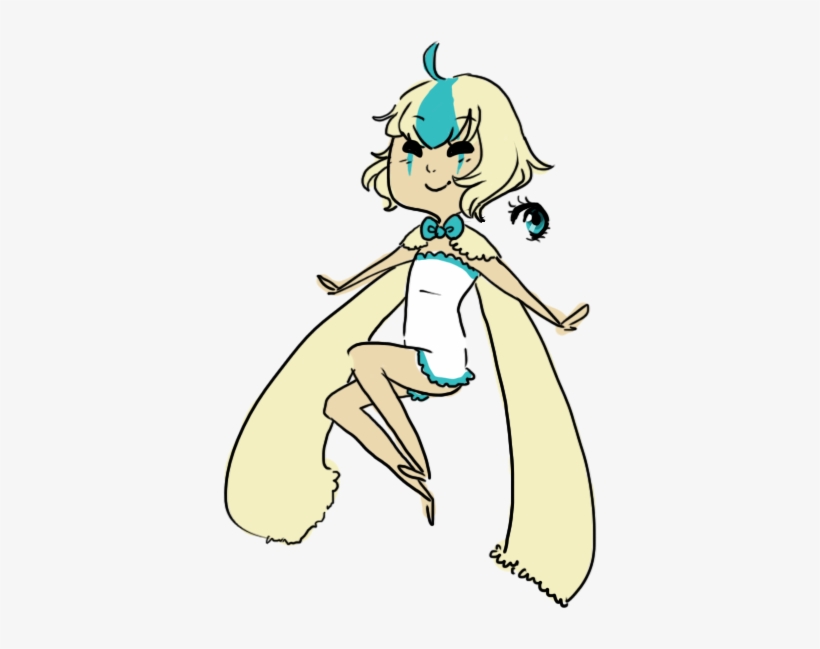 “ Tried To Design A Jirachi But How Do I Make Clothes - Cartoon, transparent png download