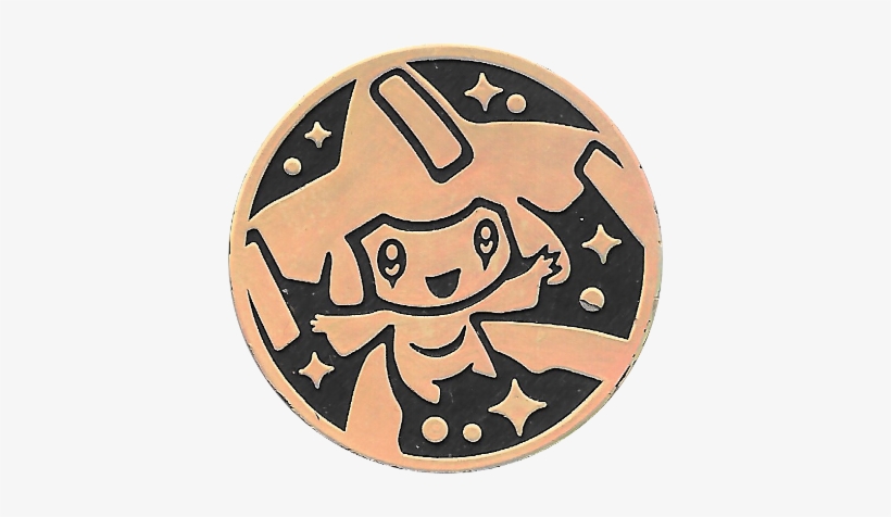 Vs6 Gold Jirachi Coin Card Scan, transparent png download