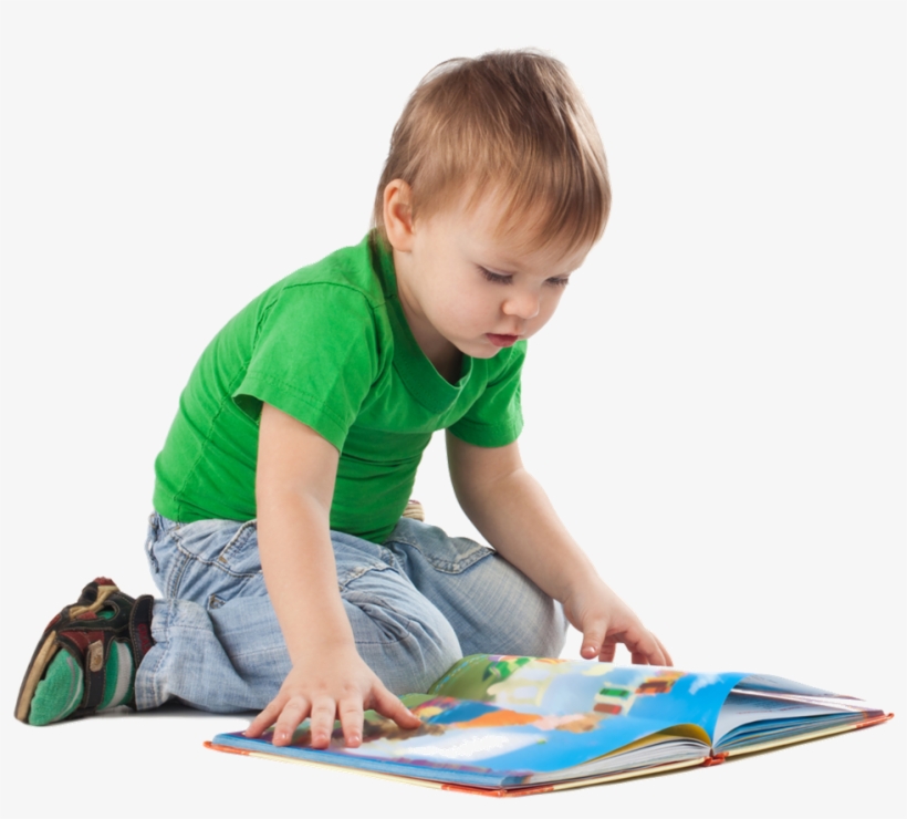 Kindergarten Educational Download Png Image - Young Children Reading, transparent png download