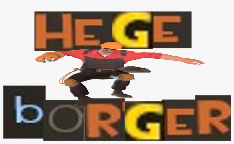 Tf2 Eginer At Burger King Be Like Hege One Burger Please - Hamburger, transparent png download
