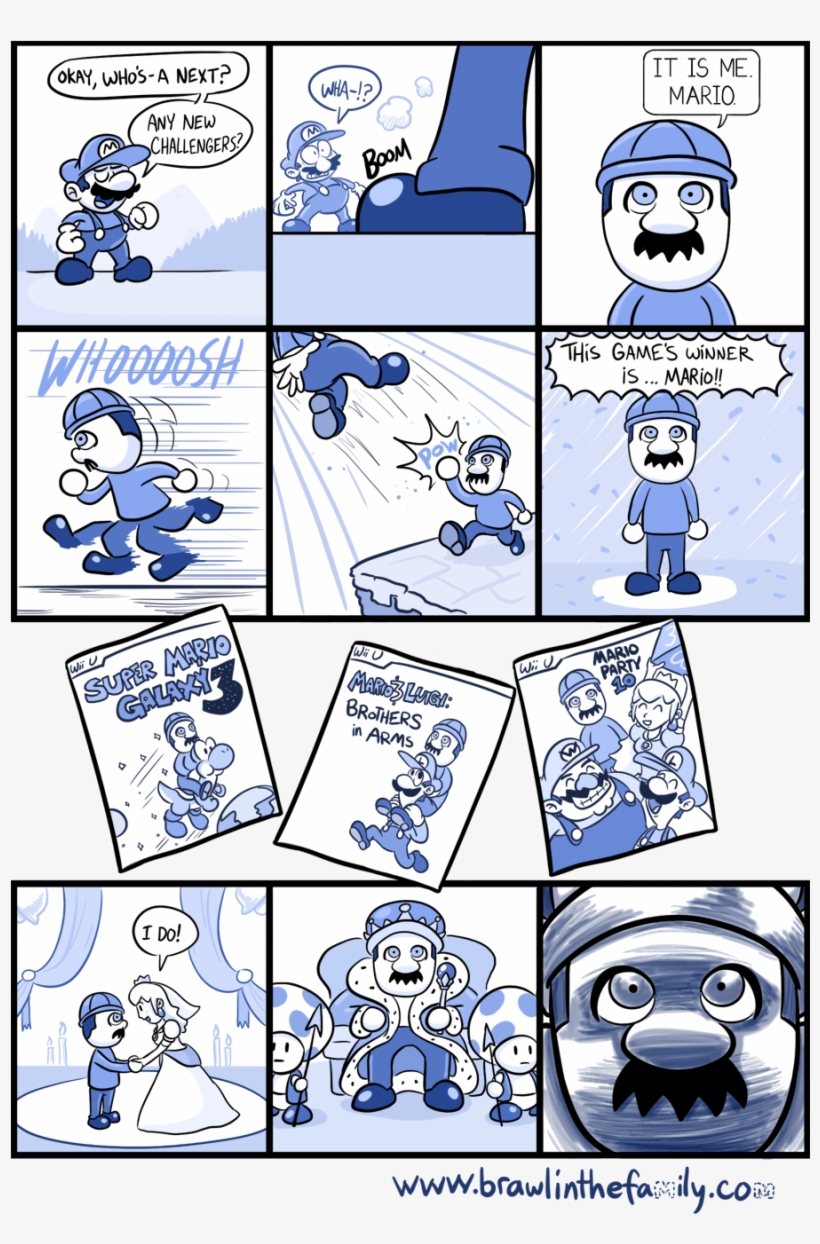 This May Have Happened Dozens Of Times Before, And - Brawl In The Family It Is Me Mario, transparent png download