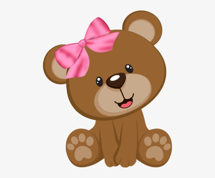 Ursinha Marrom Rosa Svg Clip Arts 492 X 598 Px, transparent png download